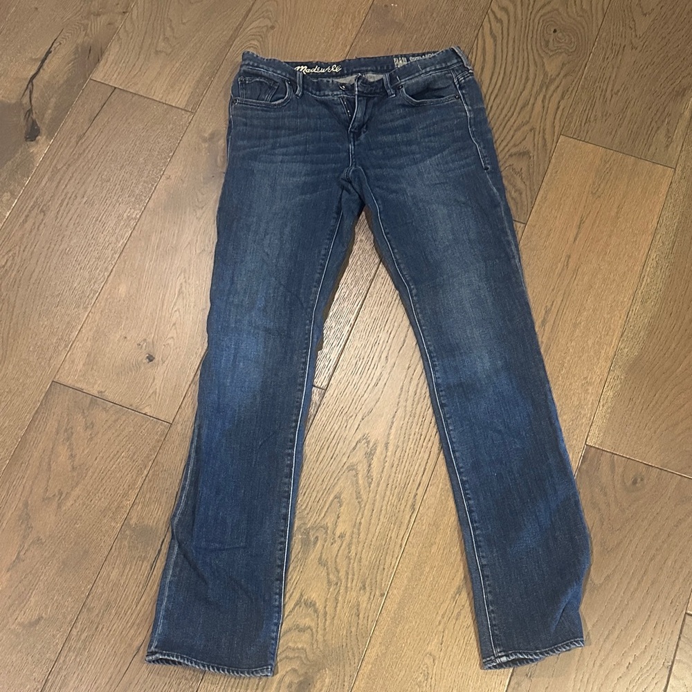 Madewell Indigo Straight Leg Jeans